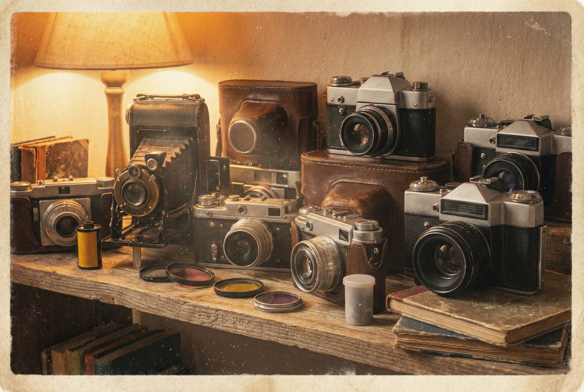 蘑菇视频复古相机收藏鉴赏视频教程